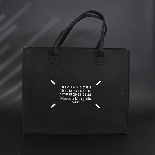 Maison Margiela MM6 Tote Bag – Limited Edition Black Canvas Shopper