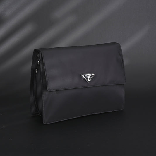 Prada Nylon Black Messenger Bag