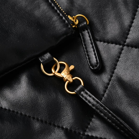 Chanel 19 Flap Bag – Black Quilted Lambskin with Gold & Ruthenium Hardware