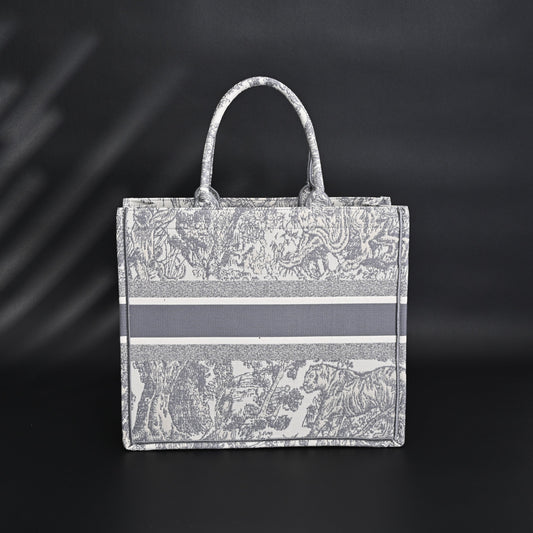 Christian Dior Large Book Tote – Toile de Jouy Embroidery
