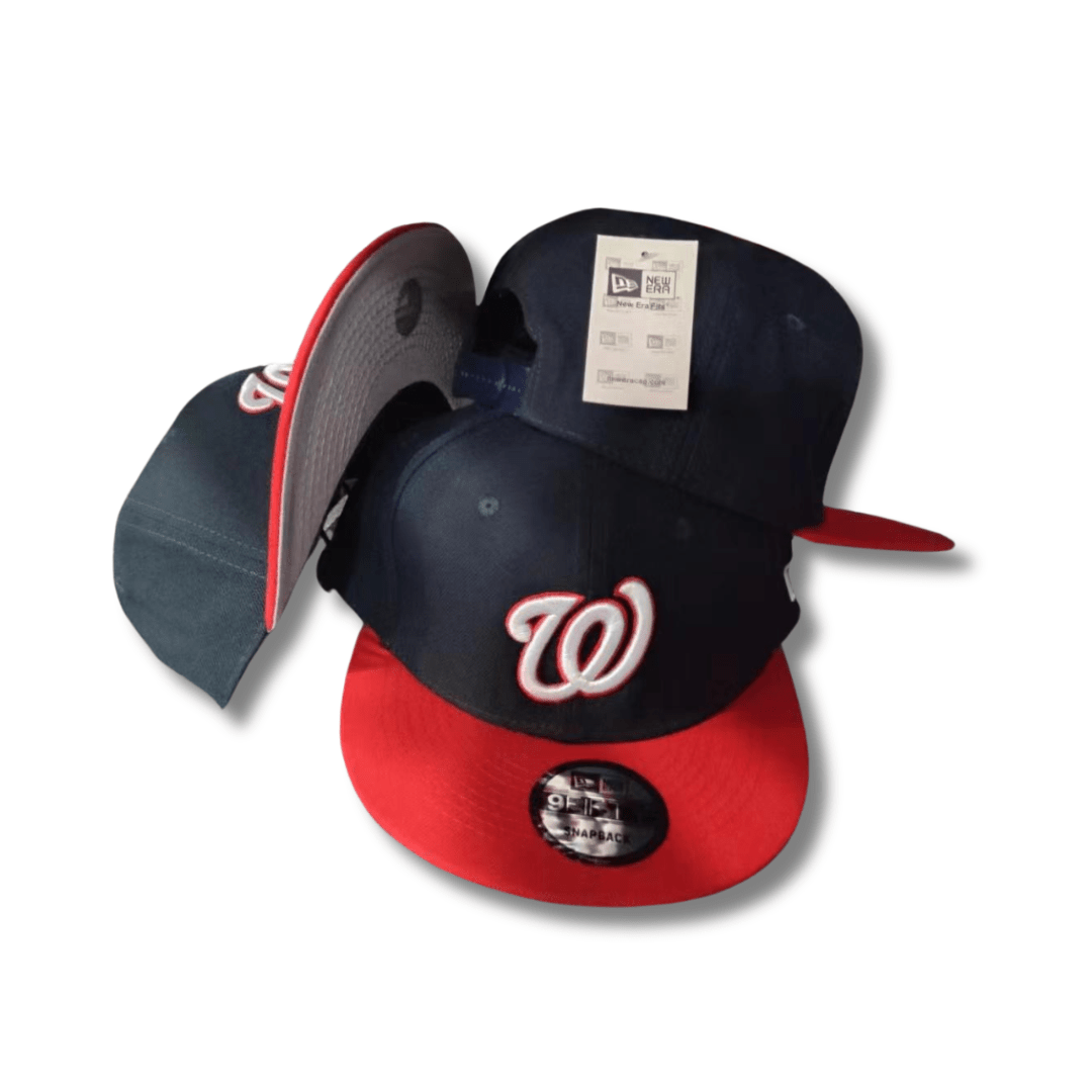Washington Nationals New Era 9Fifty Navy Blue and Red – Snapback Cap