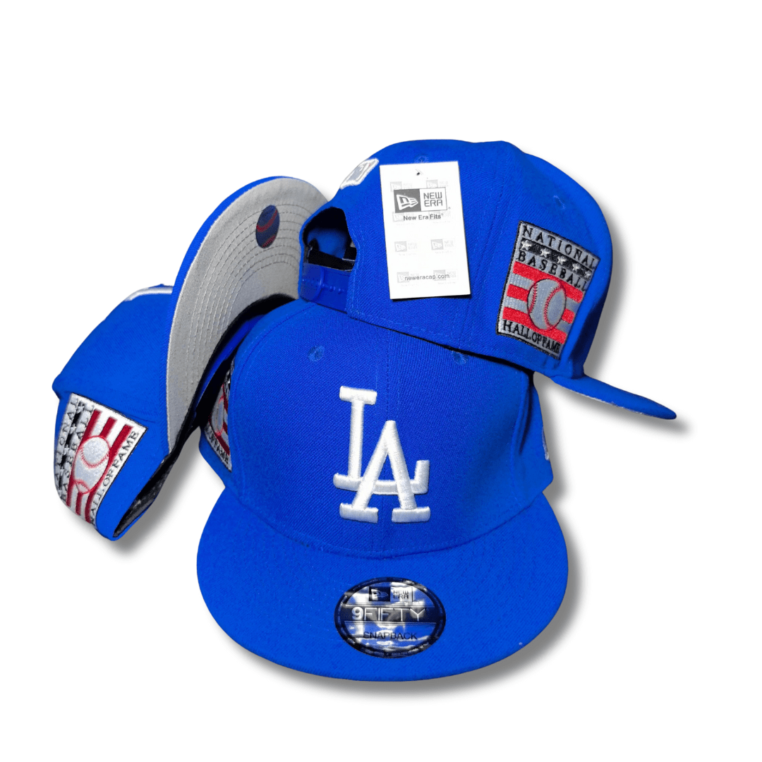 Los Angeles Dodgers Royal Blue with Hall of Fame Side Patch – Snapback Cap