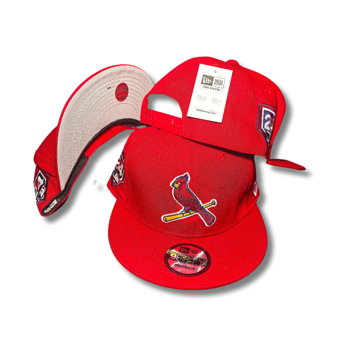 St Louis Cardinals Bird on Bat 2006 World Series Patch New Era Red 9FIFTY – Snapback Cap