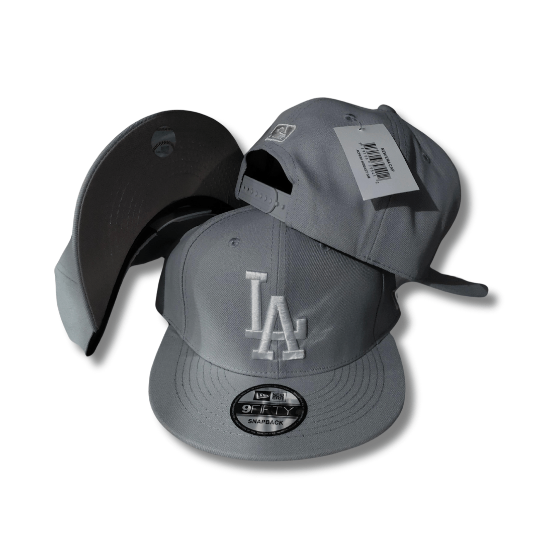 Los Angeles Dodgers New Era 9FIFTY Gray Monochrome Edition – Snapback Cap