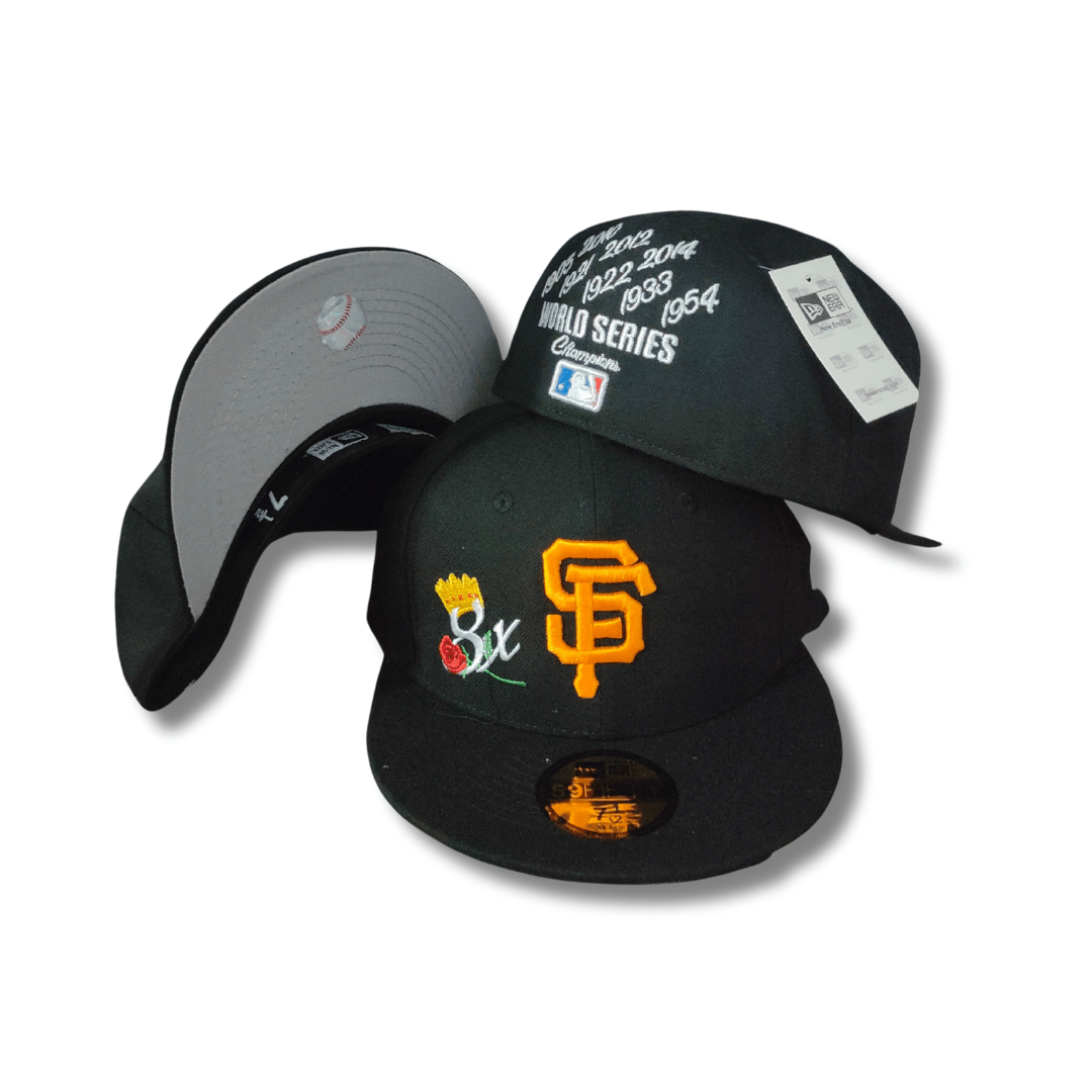 San Francisco Giants 59FIFTY with World Series Champions Embroidery Black – Fitted Cap