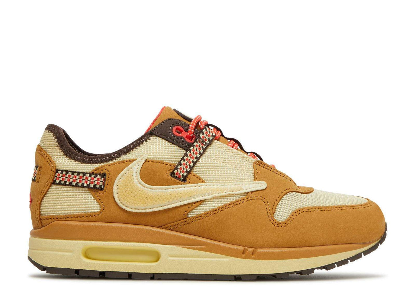 Air Max 1 Travis Scott X Air Max 1 Wheat Unfading Sneaker