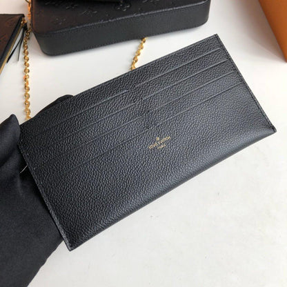 Louis Vuitton félicie pochette Black