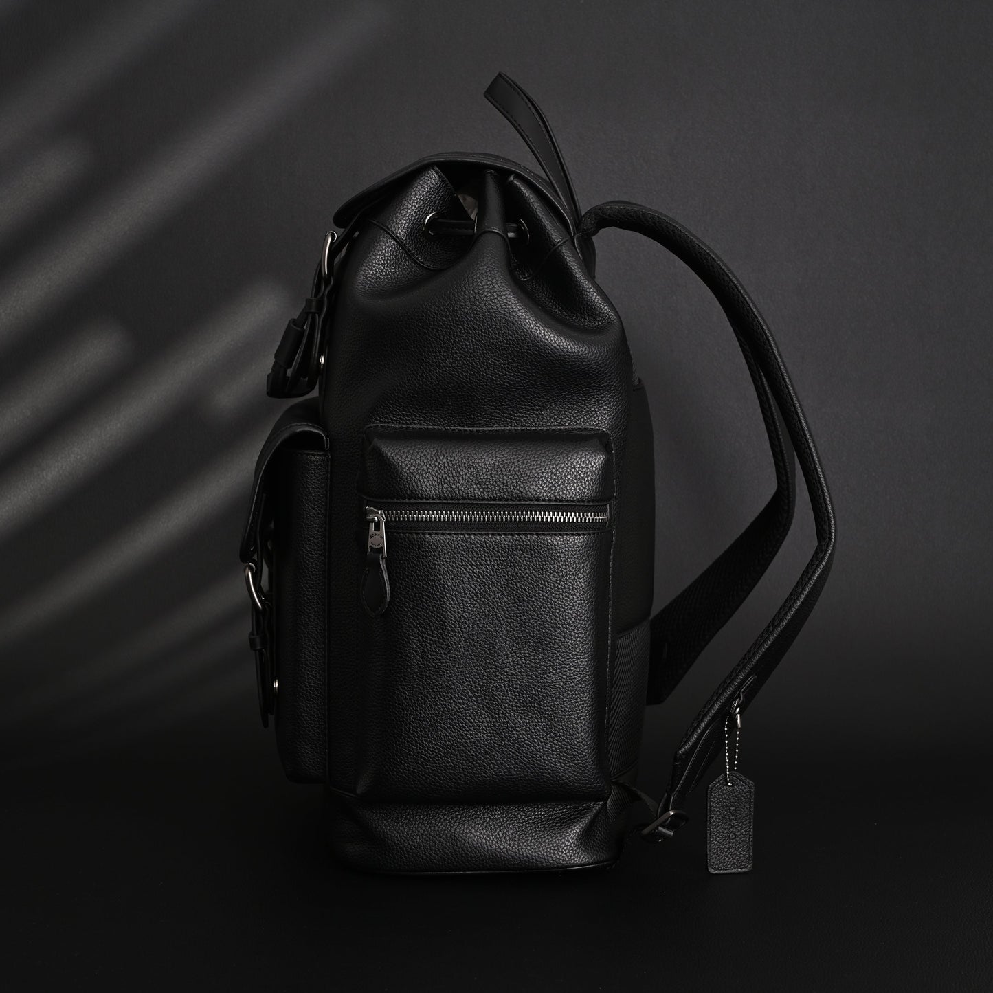 Prada Nylon & Leather Multi-Pocket Backpack – Black