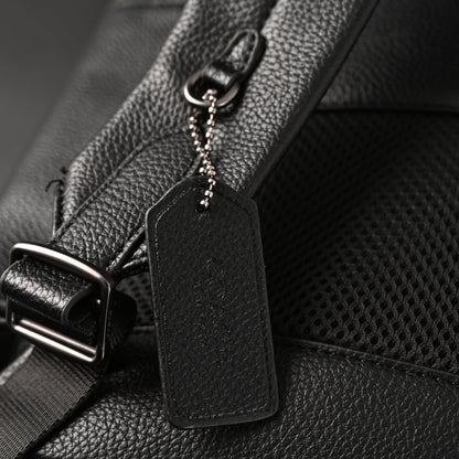 Prada Nylon & Leather Multi-Pocket Backpack – Black