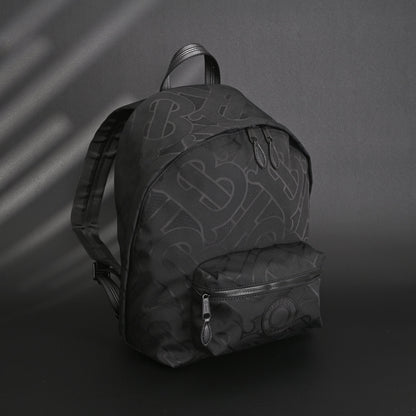 Burberry Monogram Black Nylon Backpack