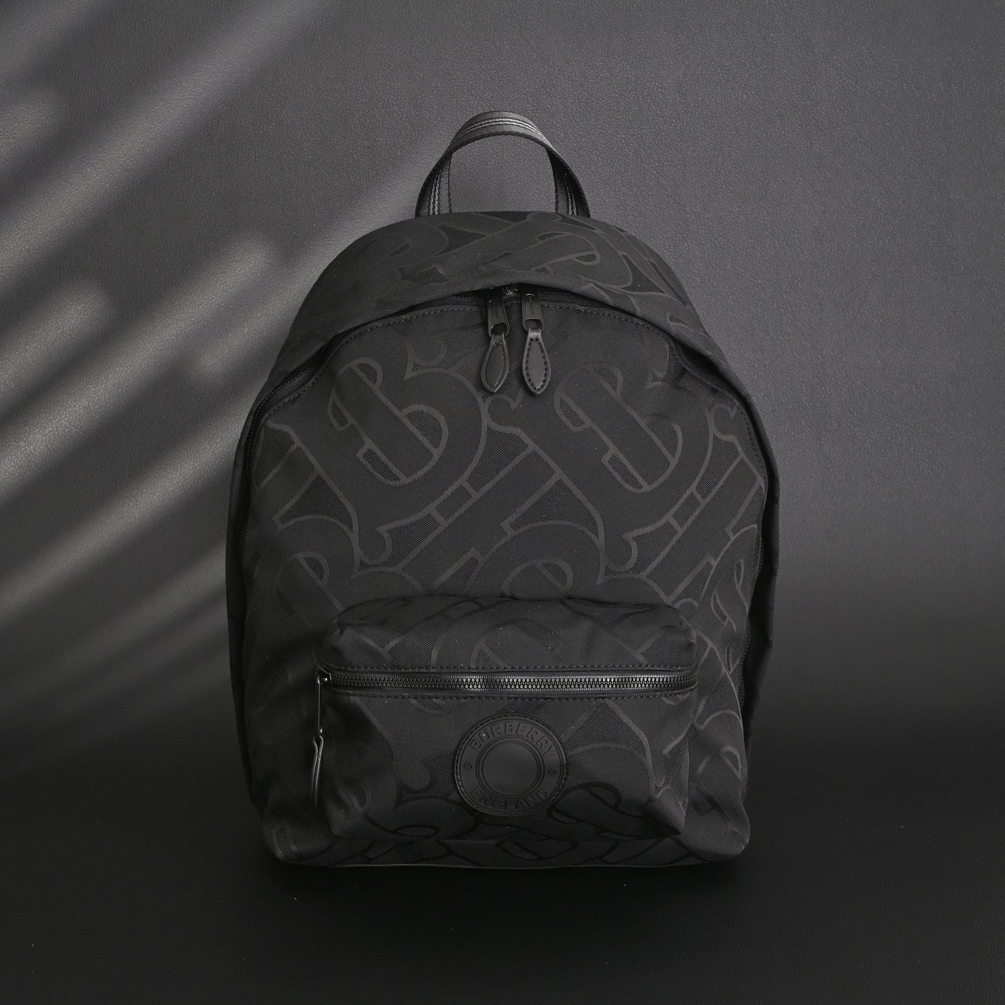 Burberry Monogram Black Nylon Backpack