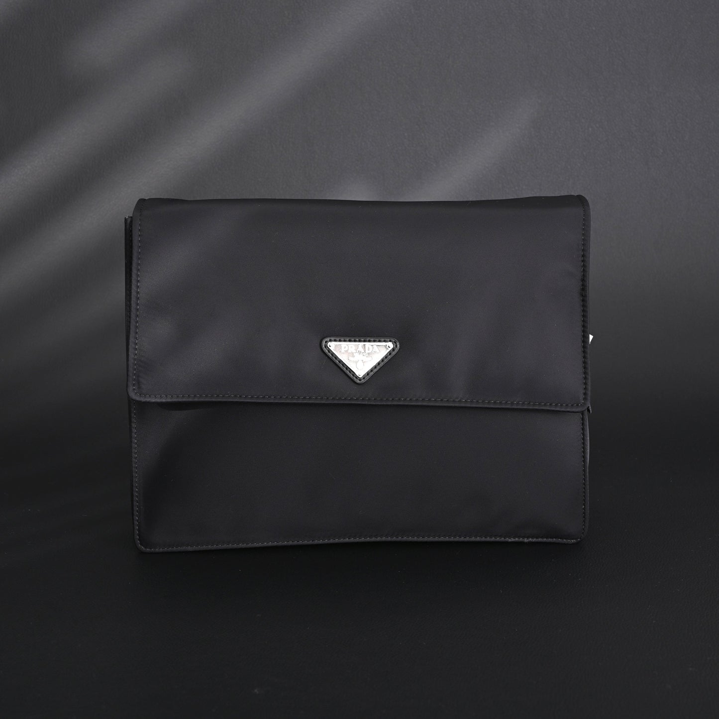 Prada Nylon Black Messenger Bag