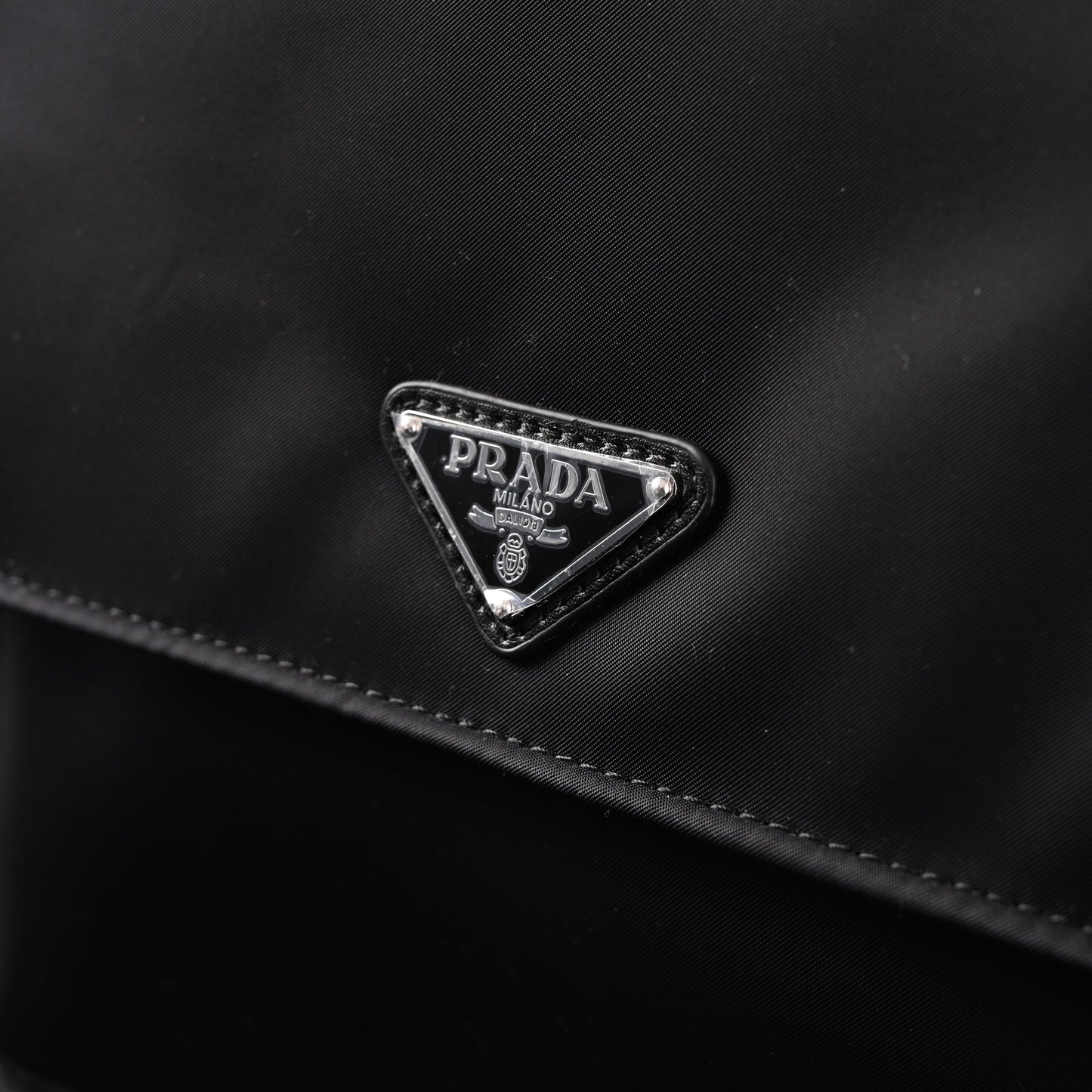 Prada Nylon Black Messenger Bag
