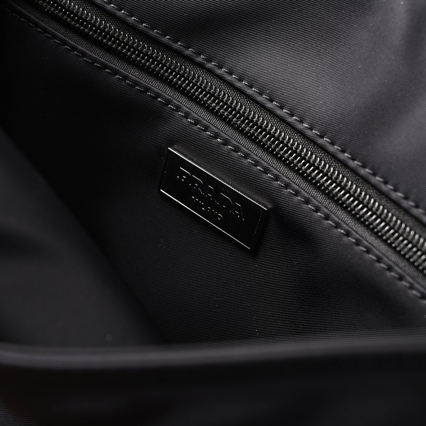 Prada Nylon Black Messenger Bag