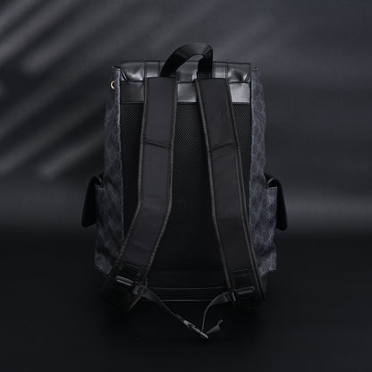 Gucci GG Supreme Monogram Backpack with Web Stripe