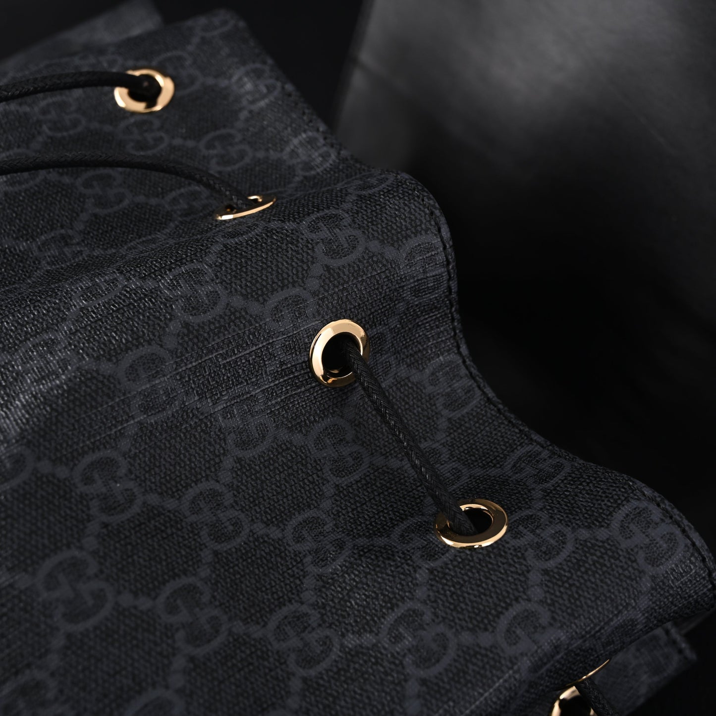 Gucci GG Supreme Monogram Backpack with Web Stripe