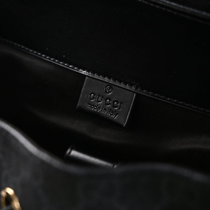 Gucci GG Supreme Monogram Backpack with Web Stripe