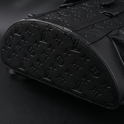 Louis Vuitton Christopher PM Backpack Monogram Shadow Black Leather