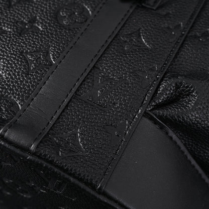 Louis Vuitton Christopher PM Backpack Monogram Shadow Black Leather