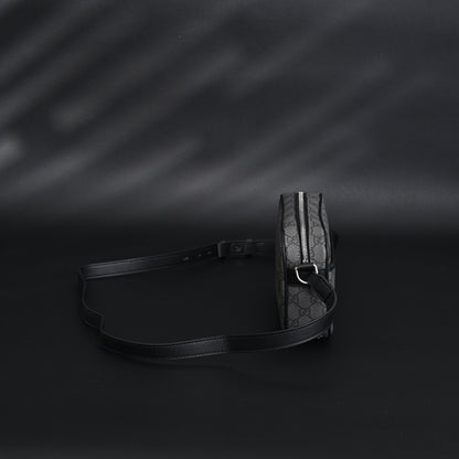 Gucci Ophidia GG Supreme Belt Bag – Black/Grey Monogram
