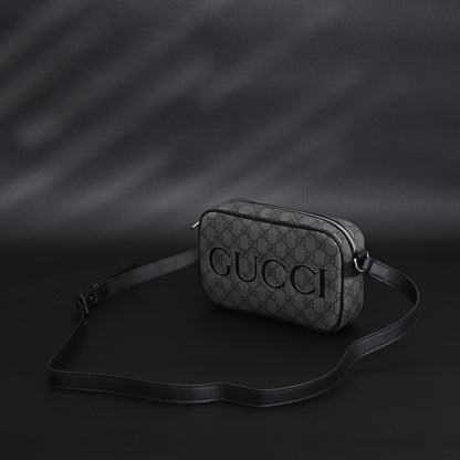 Gucci Ophidia GG Supreme Belt Bag – Black/Grey Monogram