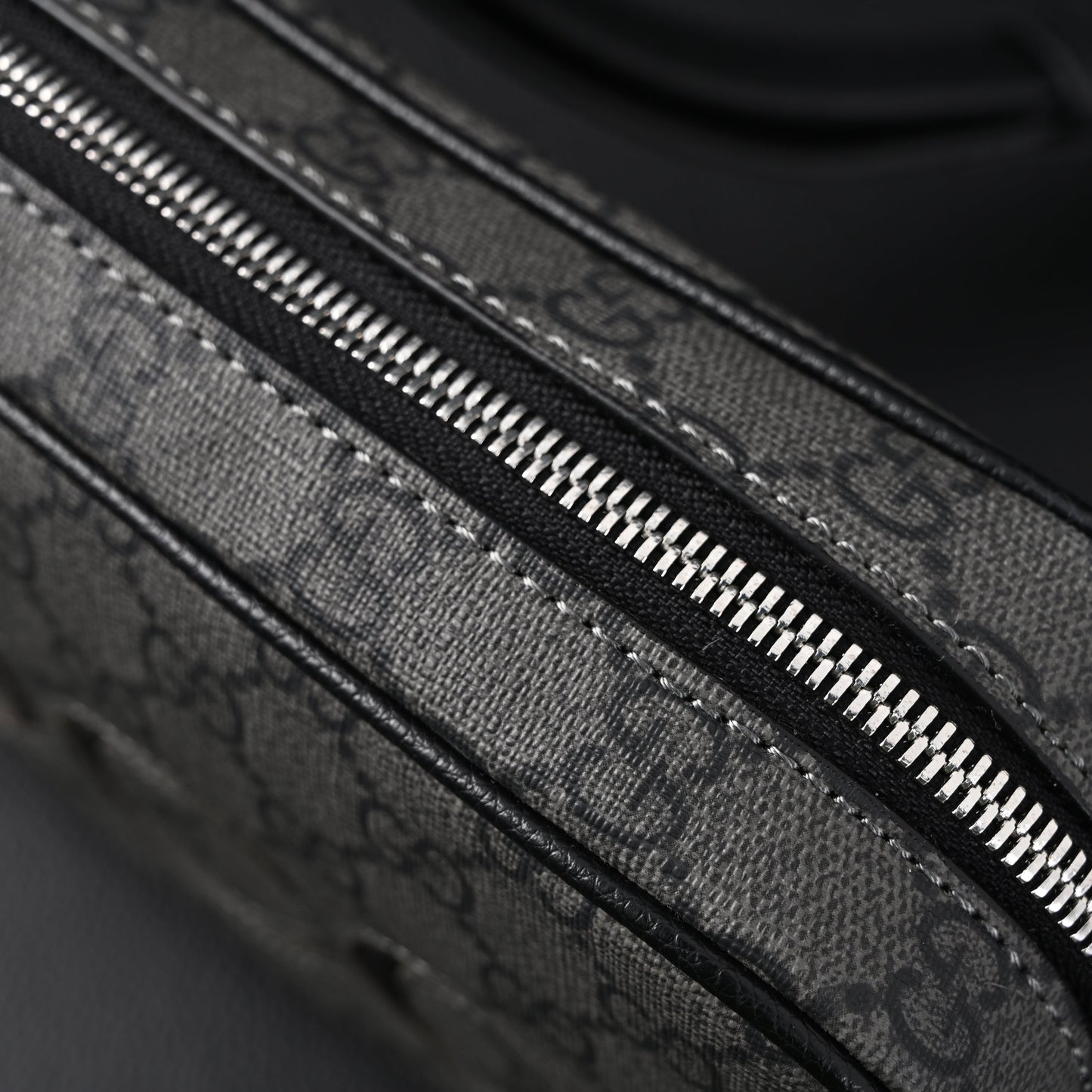 Gucci Ophidia GG Supreme Belt Bag – Black/Grey Monogram