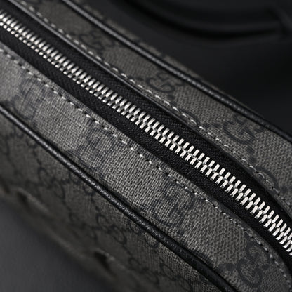 Gucci Ophidia GG Supreme Belt Bag – Black/Grey Monogram