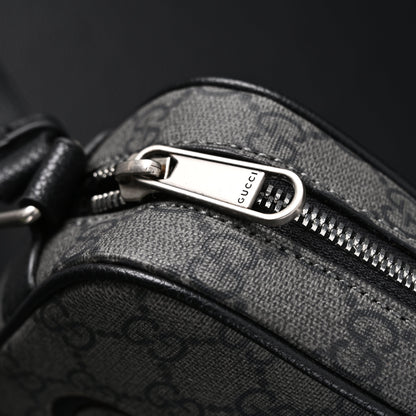 Gucci Ophidia GG Supreme Belt Bag – Black/Grey Monogram