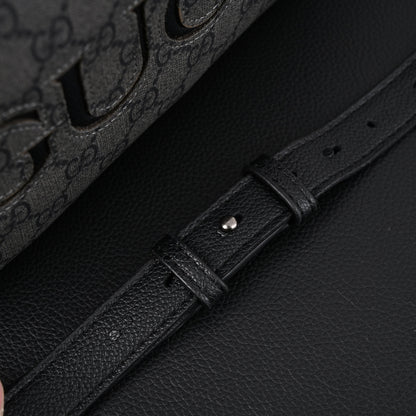 Gucci Ophidia GG Supreme Belt Bag – Black/Grey Monogram
