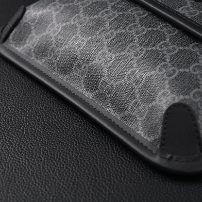 Gucci Ophidia GG Supreme Belt Bag – Black/Grey with Web Strap