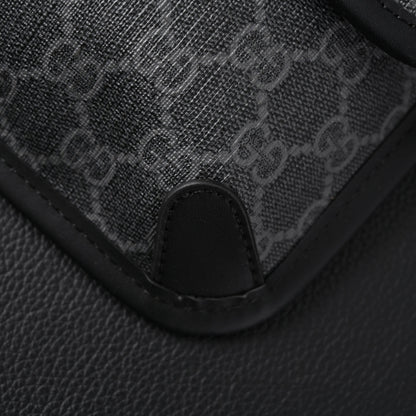 Gucci Ophidia GG Supreme Belt Bag – Black/Grey with Web Strap