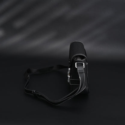 Dior Saddle Crossbody Bag – Black Grained Calfskin with Silver-Tone Hardware