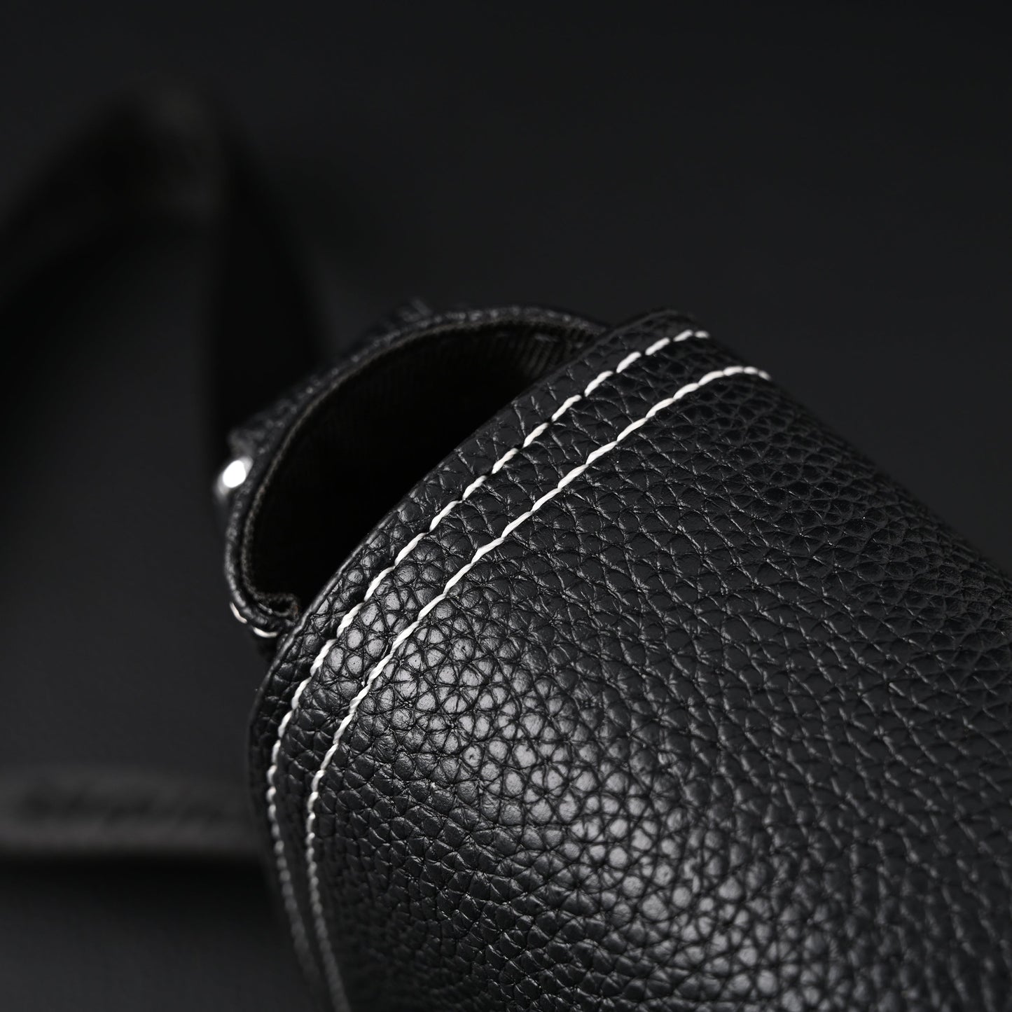 Dior Saddle Crossbody Bag – Black Grained Calfskin with Silver-Tone Hardware