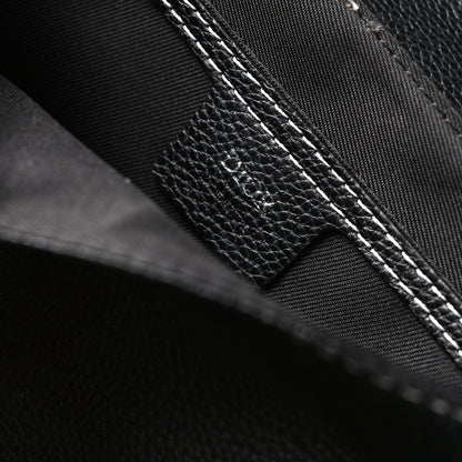 Dior Saddle Crossbody Bag – Black Grained Calfskin with Silver-Tone Hardware