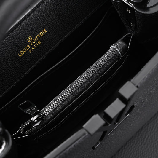 Chanel Classic Flap Bag – Black Quilted Caviar Leather with Gold-Tone Hardware