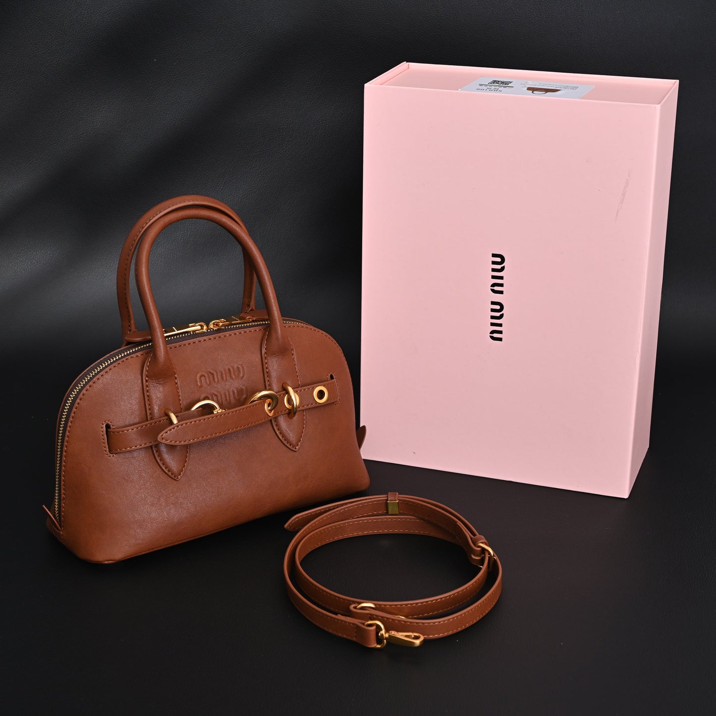 Gucci Horsebit 1955 Brown Leather Top Handle Bag