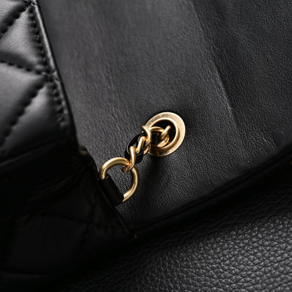 Chanel Classic Flap Mini Bag – Black Quilted Lambskin with Gold-Tone Hardware