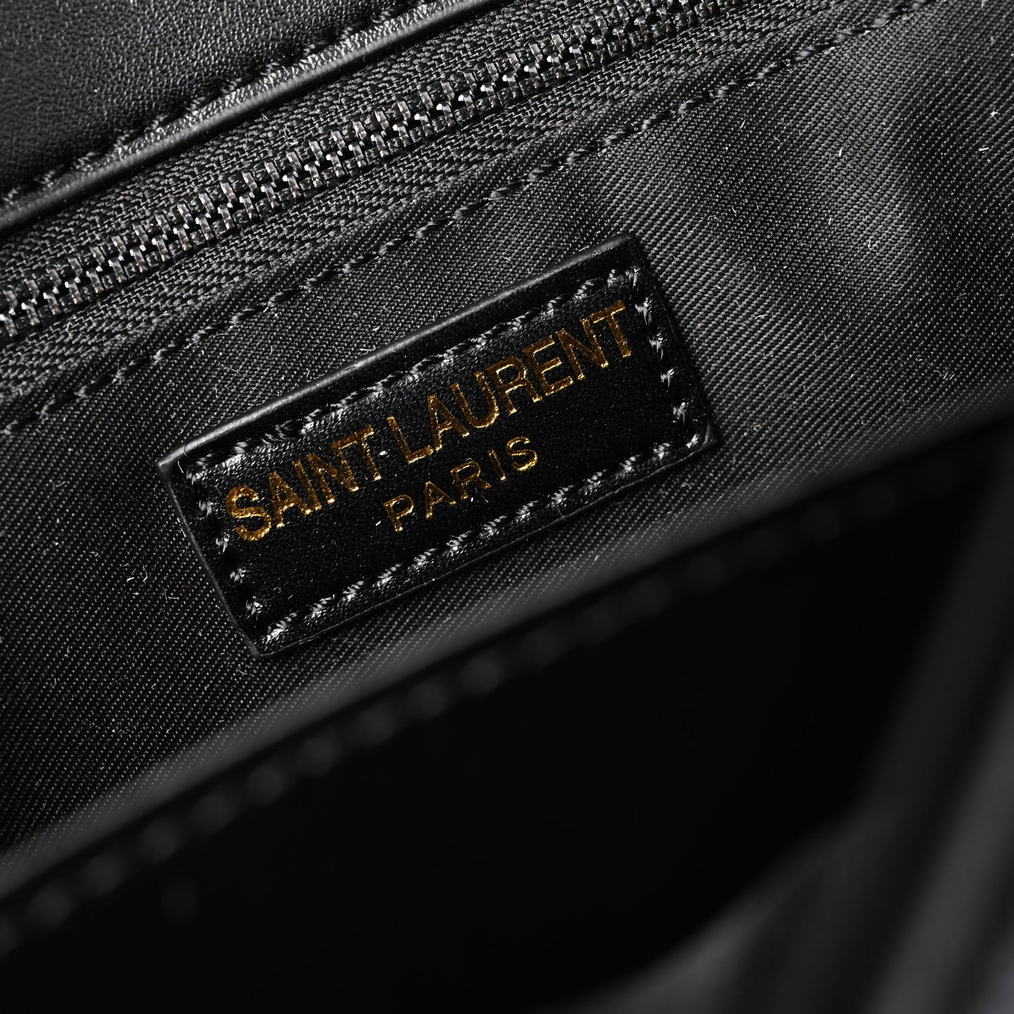 Saint Laurent Niki Medium Black Crinkled Leather Shoulder Bag