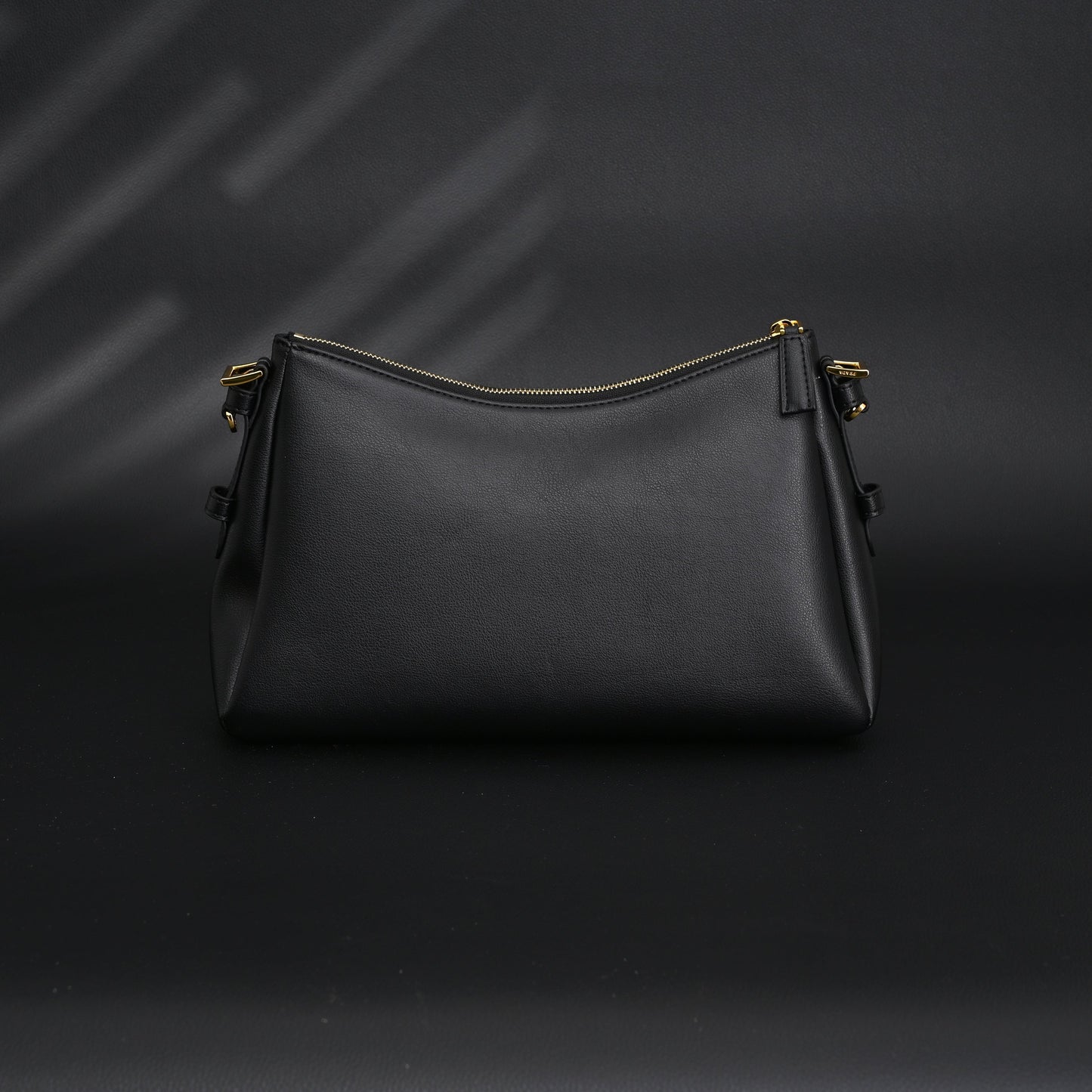 Prada Cleo Black Brushed Leather Shoulder Bag