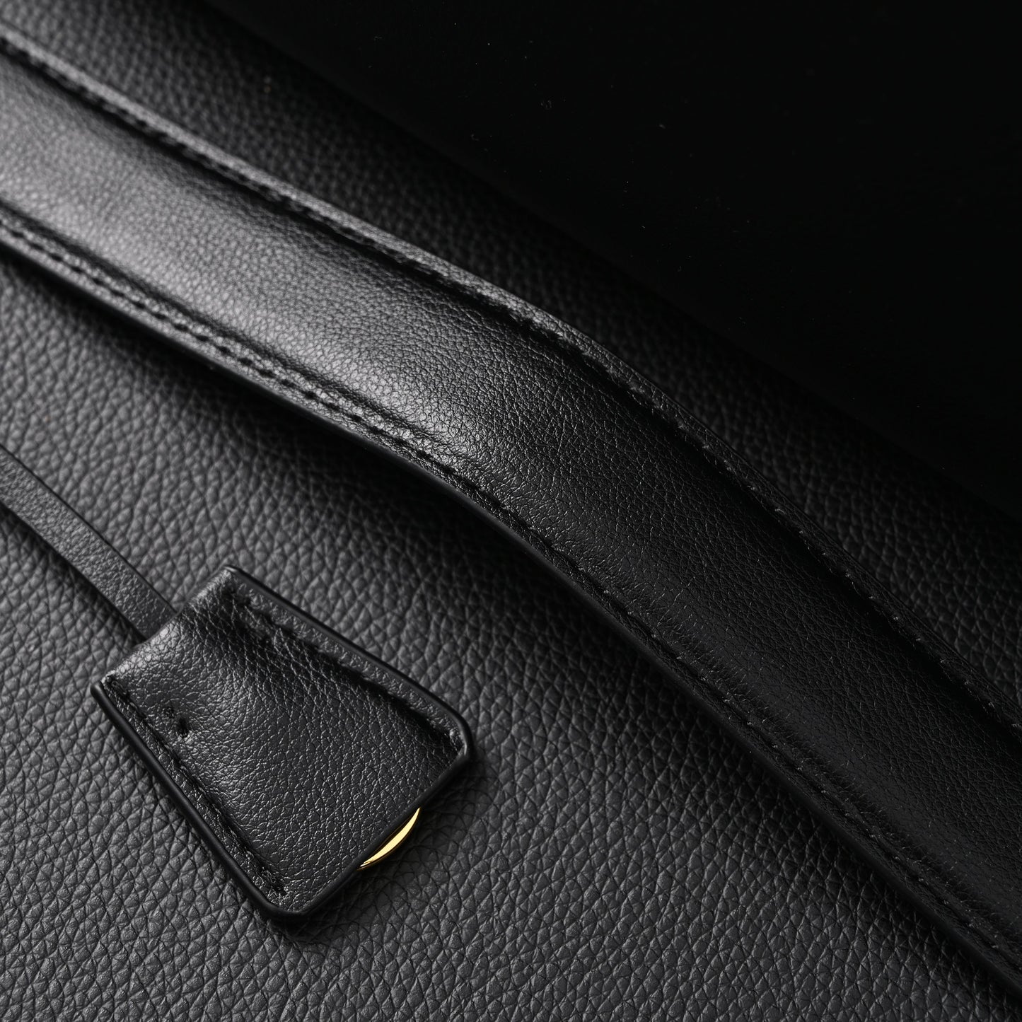 Prada Cleo Black Brushed Leather Shoulder Bag