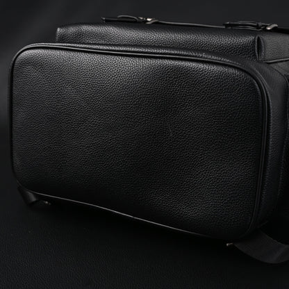 Coach Men’s Leather Backpack – Black Signature Canvas