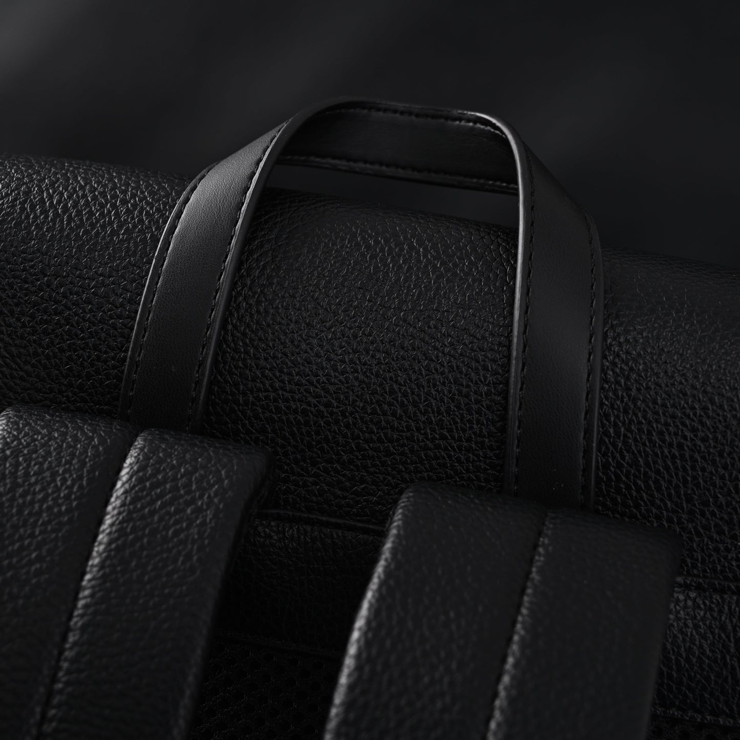 Coach Men’s Leather Backpack – Black Signature Canvas