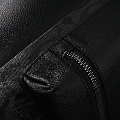 Coach Men’s Leather Backpack – Black Signature Canvas