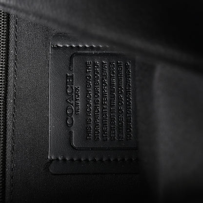 Coach Men’s Leather Backpack – Black Signature Canvas