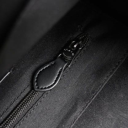 Coach Men’s Leather Backpack – Black Signature Canvas