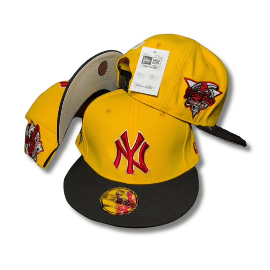 New York Yankees 9FIFTY with Side Patches Yellow and Black – Snapback Cap