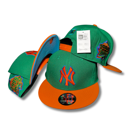 New York Yankees 9FIFTY with 1999 Patch Green and Orange – Snapback Cap