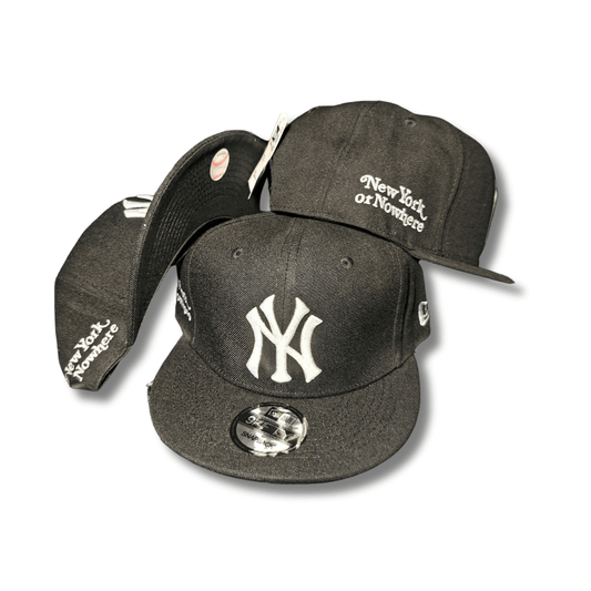 New York Yankees 9FIFTY Black “New York or Nowhere” – Snapback Cap