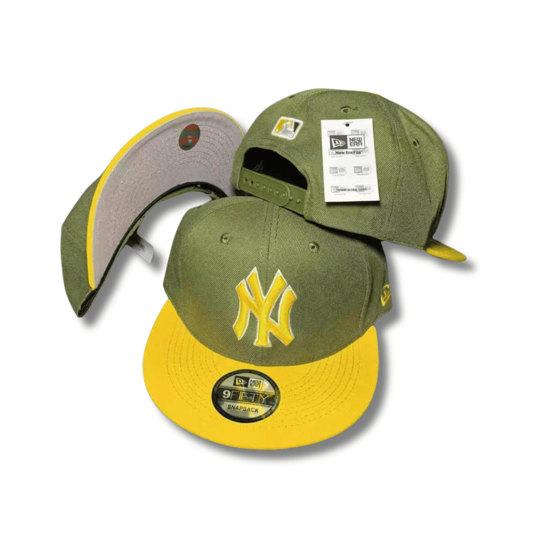 New York Yankees 9FIFTY Olive Green and Yellow Edition – Snapback Cap