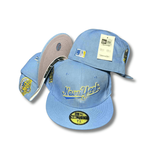 Men's New York Mets New Era Light Blue City Flag 59FIFTY - Fitted Cap